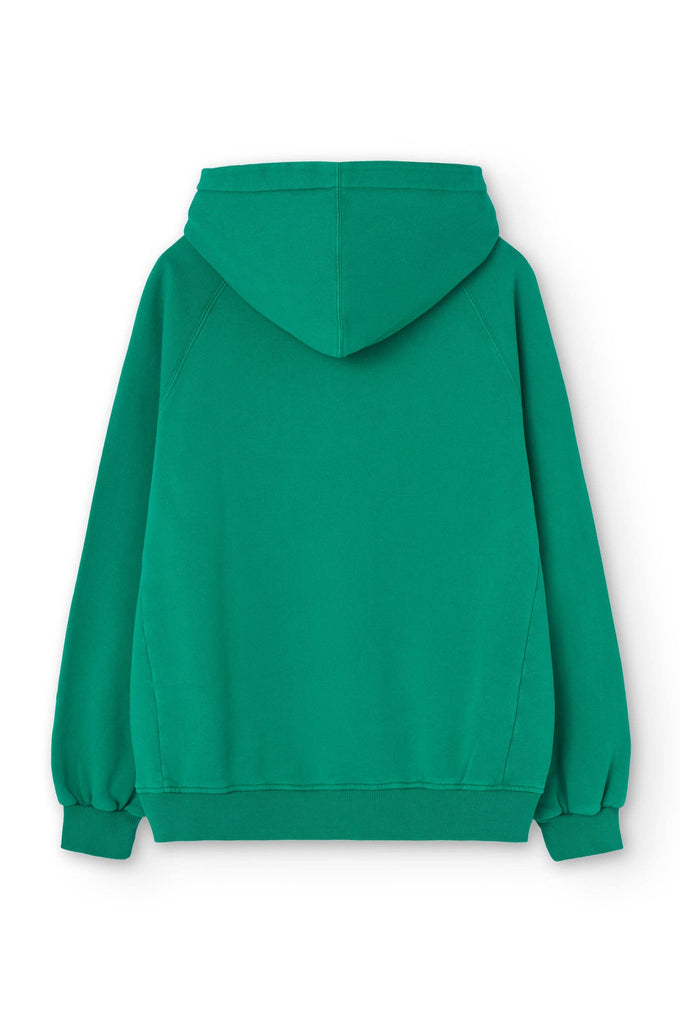 Felpa oversize con cappuccio Verde Bubble NWHR