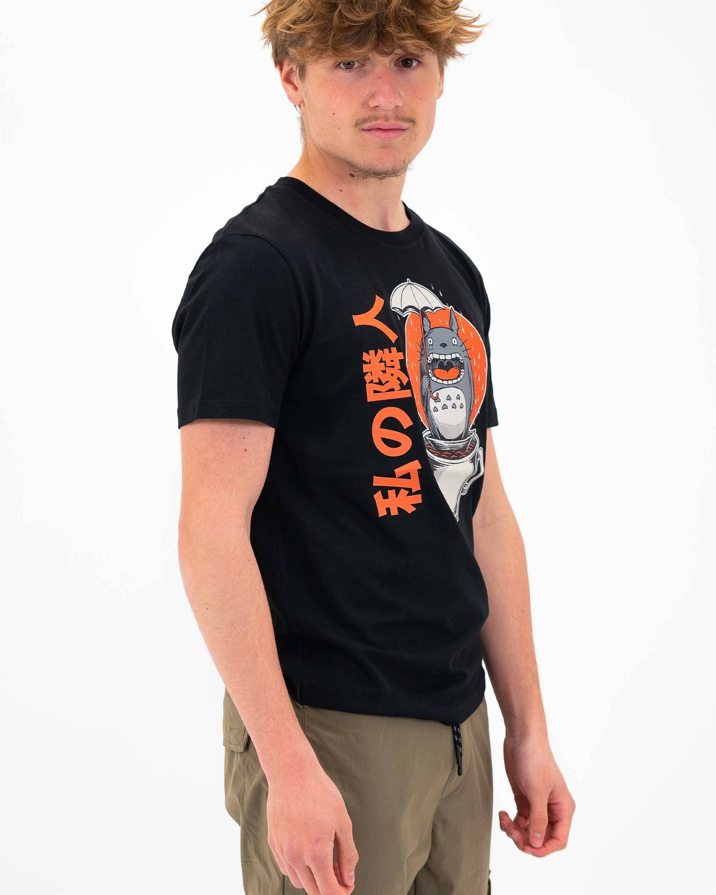 T-shirt Totoro con grafica in cotone biologico