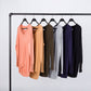 Maglia donna in viscosa con scollo a V
