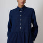 Abito camicia maxi in denim con tasche