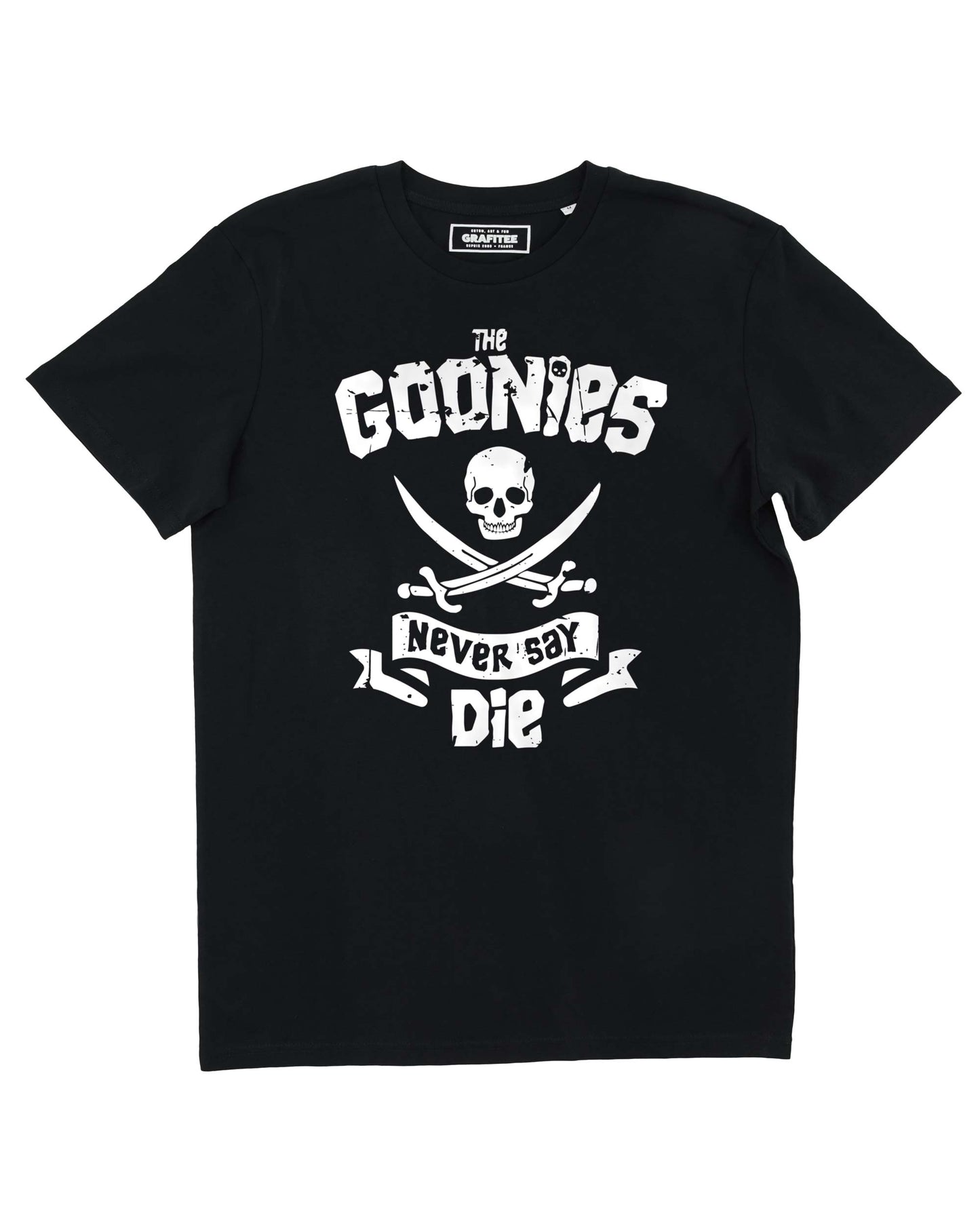 T-shirt The Goonies “Never Say Die” in cotone biologico