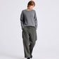 Maglione Emely in lana d’agnello biologica GOTS grigio mélange