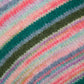 Maglione a righe in maglia con scollo a V