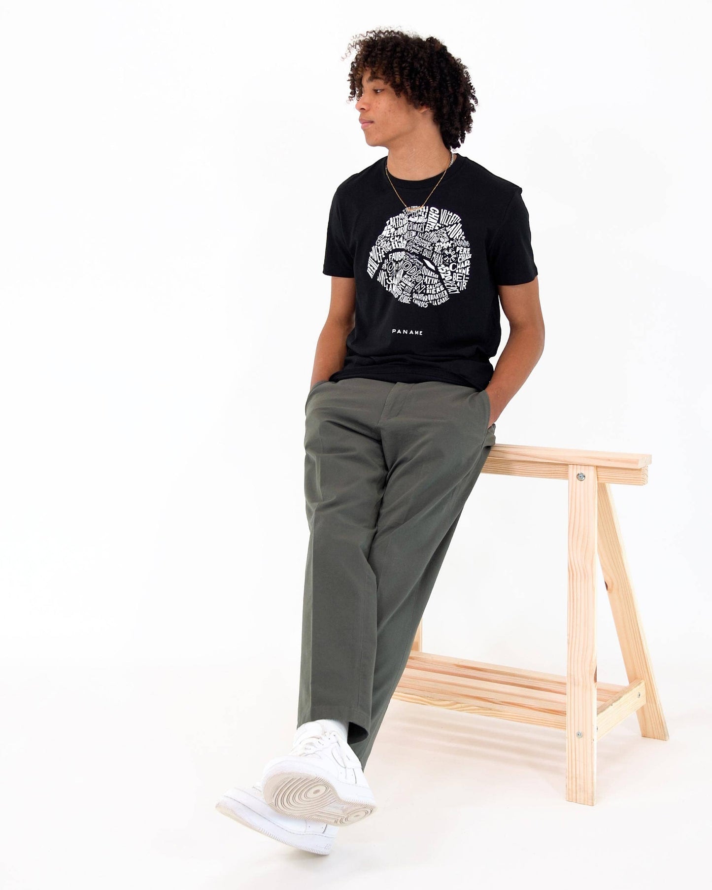 T-shirt Paname con grafica Parigi