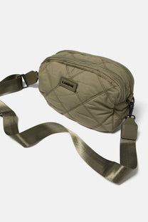 Borsa trapuntata a rombi con tracolla regolabile