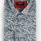 Camicia slim fit stretch con stampa auto