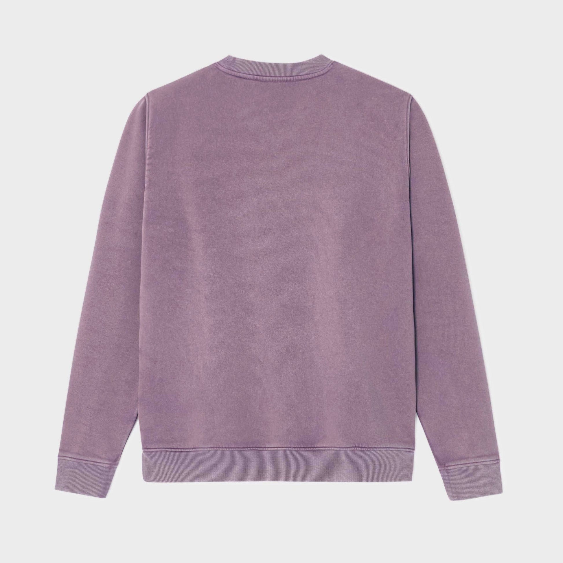 Felpa in cotone biologico viola Winter Edition