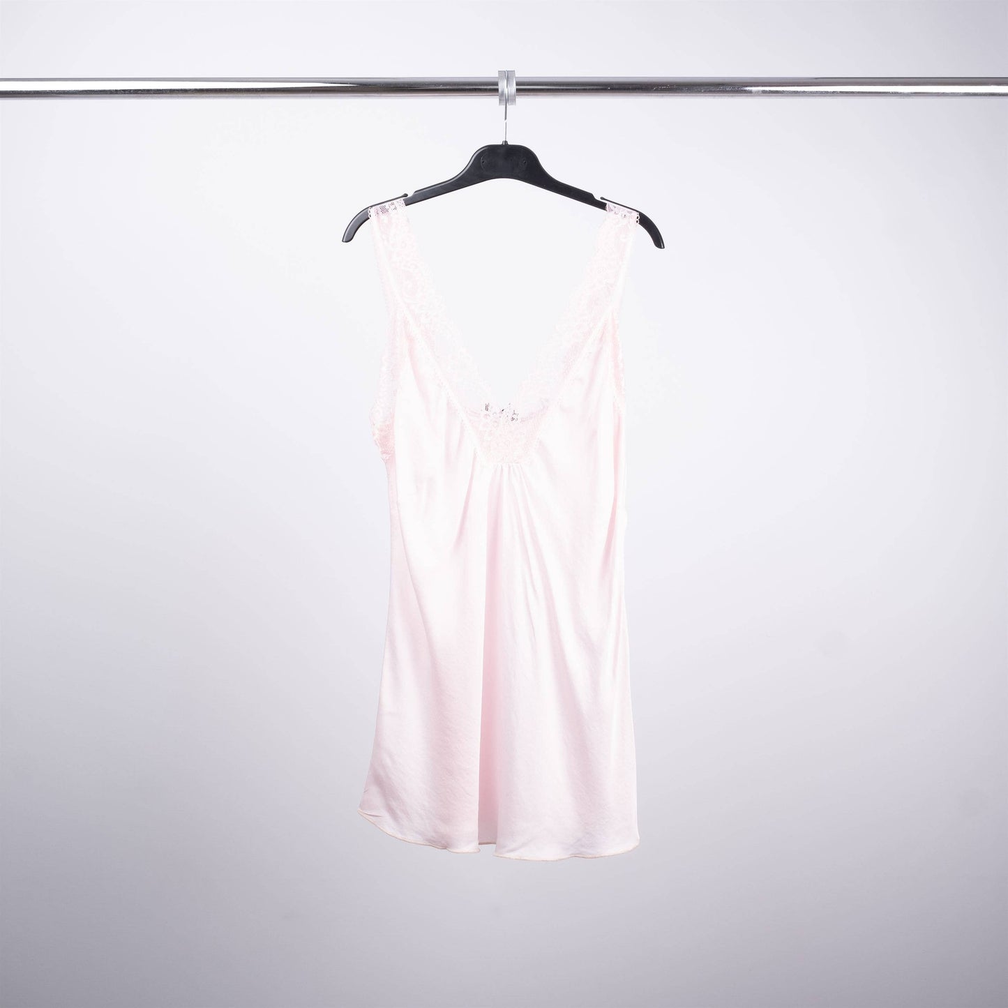 Top senza maniche con bordo in pizzo