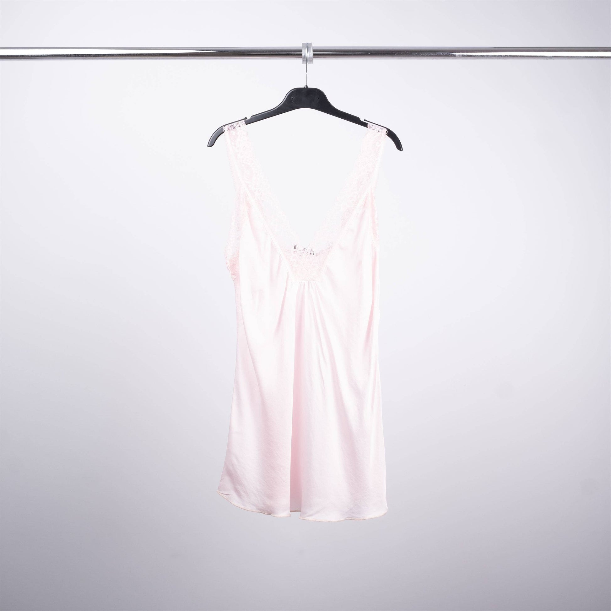 Top senza maniche con bordo in pizzo