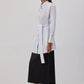 Camicia in popeline con cintura