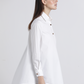 Tunica camicia lunga bianca