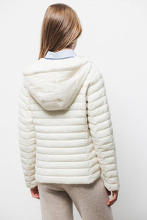 Piumino leggero con cappuccio e zip