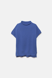 Maglione oversize in lana con collo alto