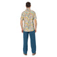 Camicia estiva a maniche corte fantasia paisley