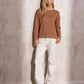 Maglione donna in maglia lurex girocollo