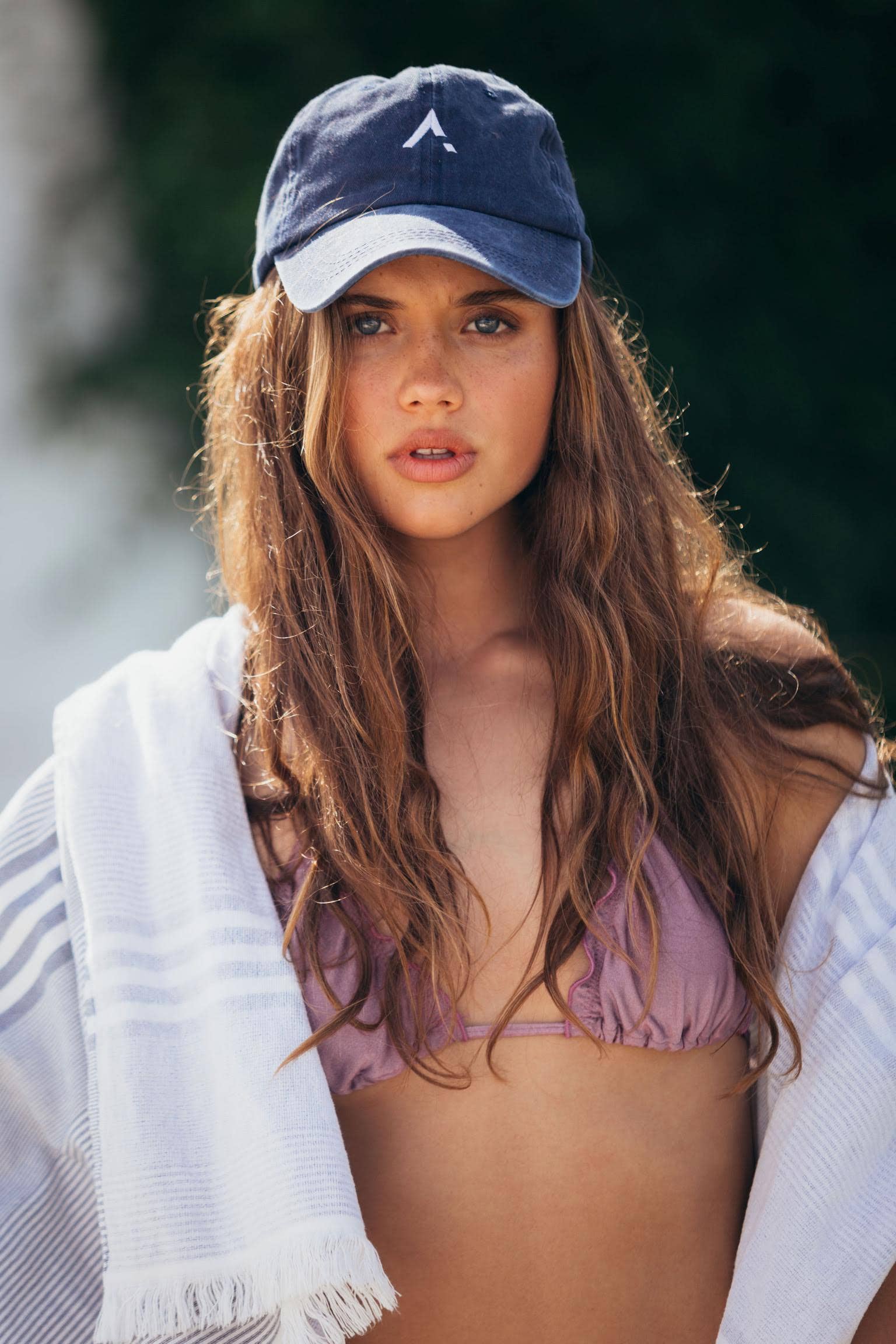 Cappellino baseball washed blu