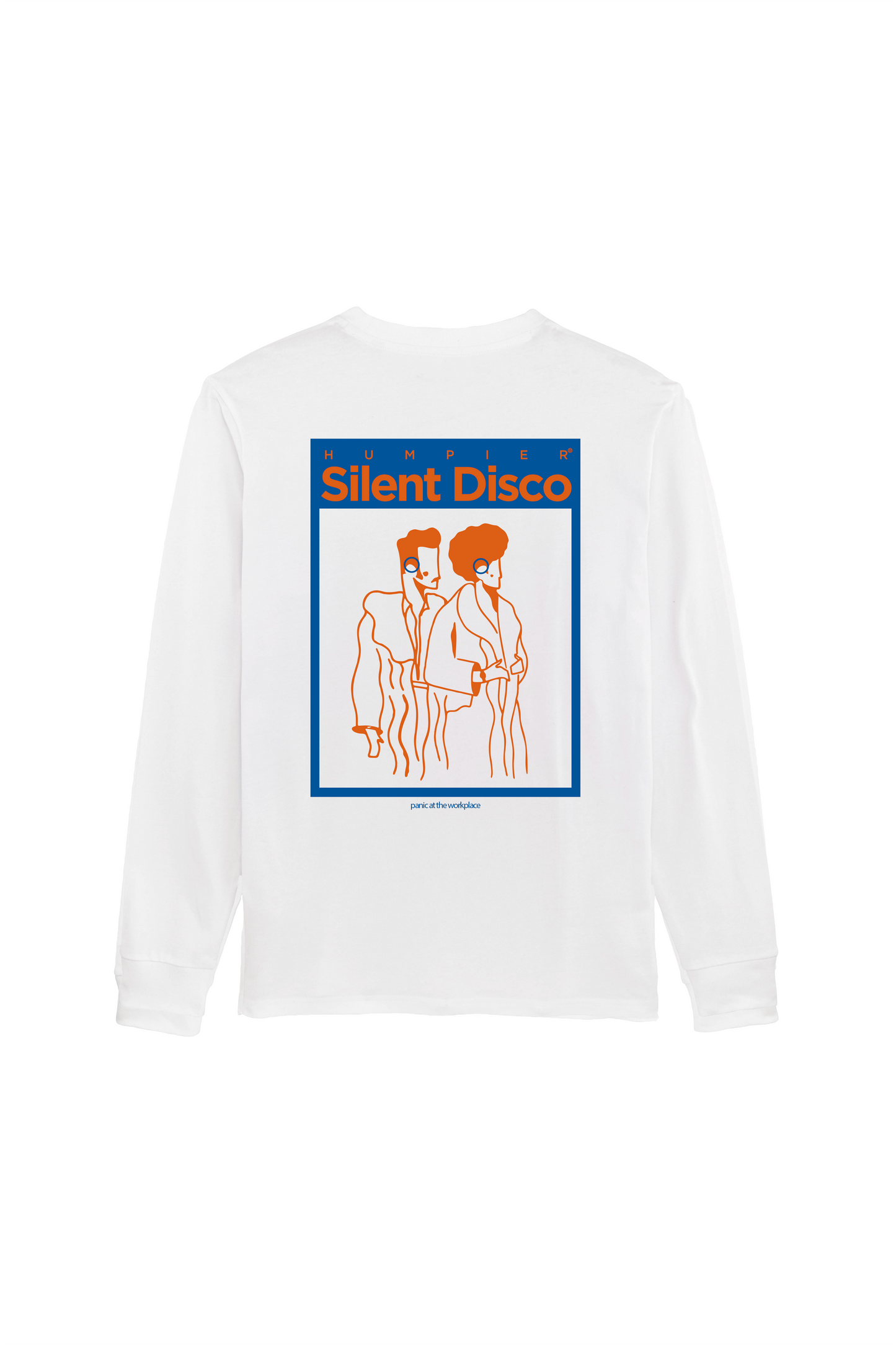 T-shirt a manica lunga Silent Disco in cotone biologico