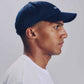 Cappellino blu scuro “No Grazie” ricamato