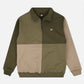 Maglione con mezza zip color block Gothic Olive