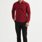 Camicia bordeaux comfort fit da uomo