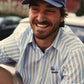 Cappellino snapback blu con toppa
