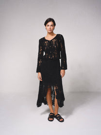 Giacca crochet in cotone