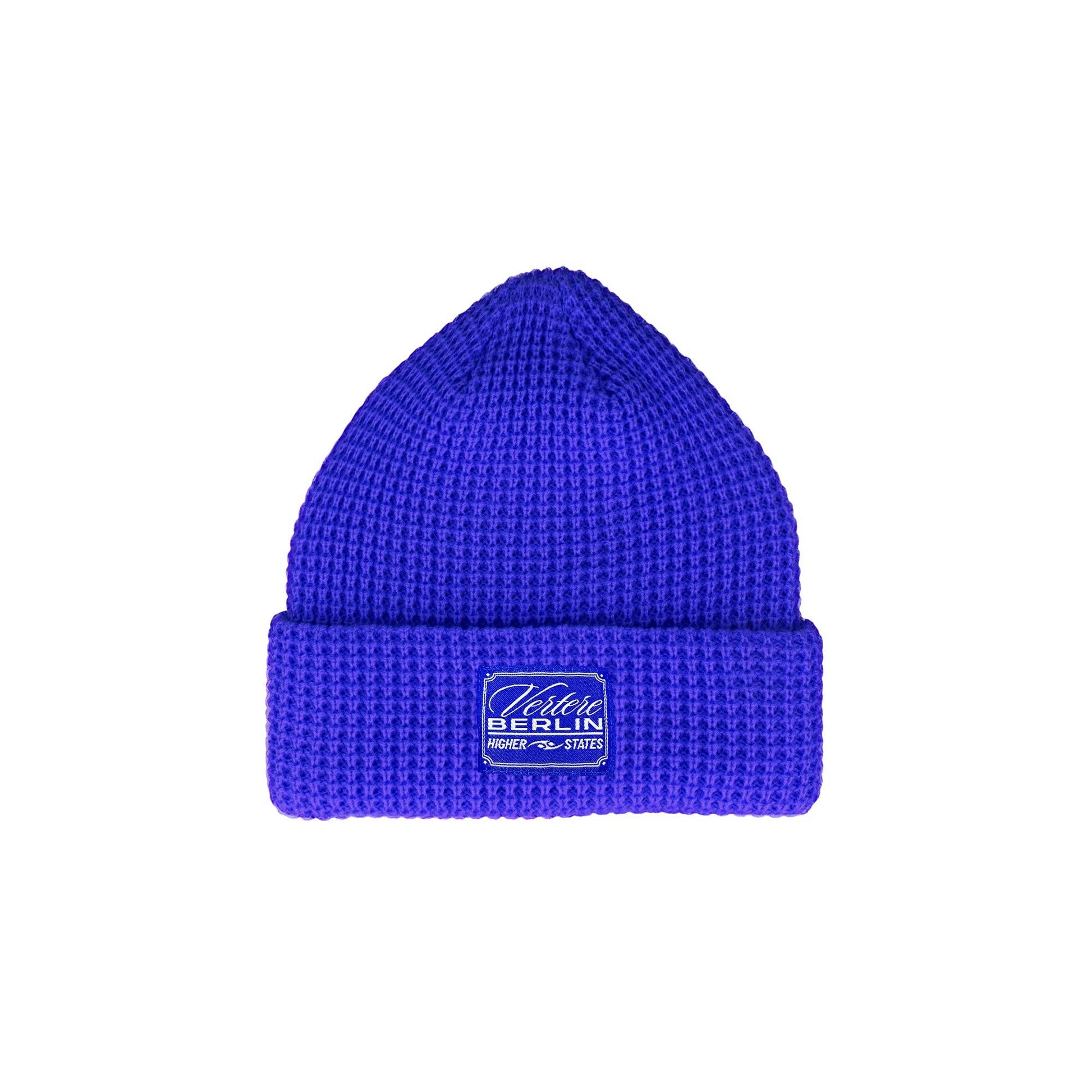 Berretto corto a nido d’ape con patch logo