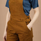 Tuta Utility Tobin in Tela Marrone
