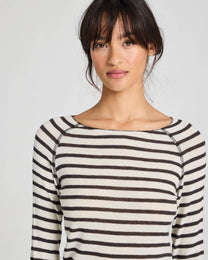 Top a righe in lana Amalie