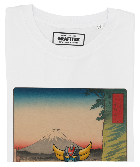 T-shirt unisex in cotone biologico con stampa giapponese Goldrake