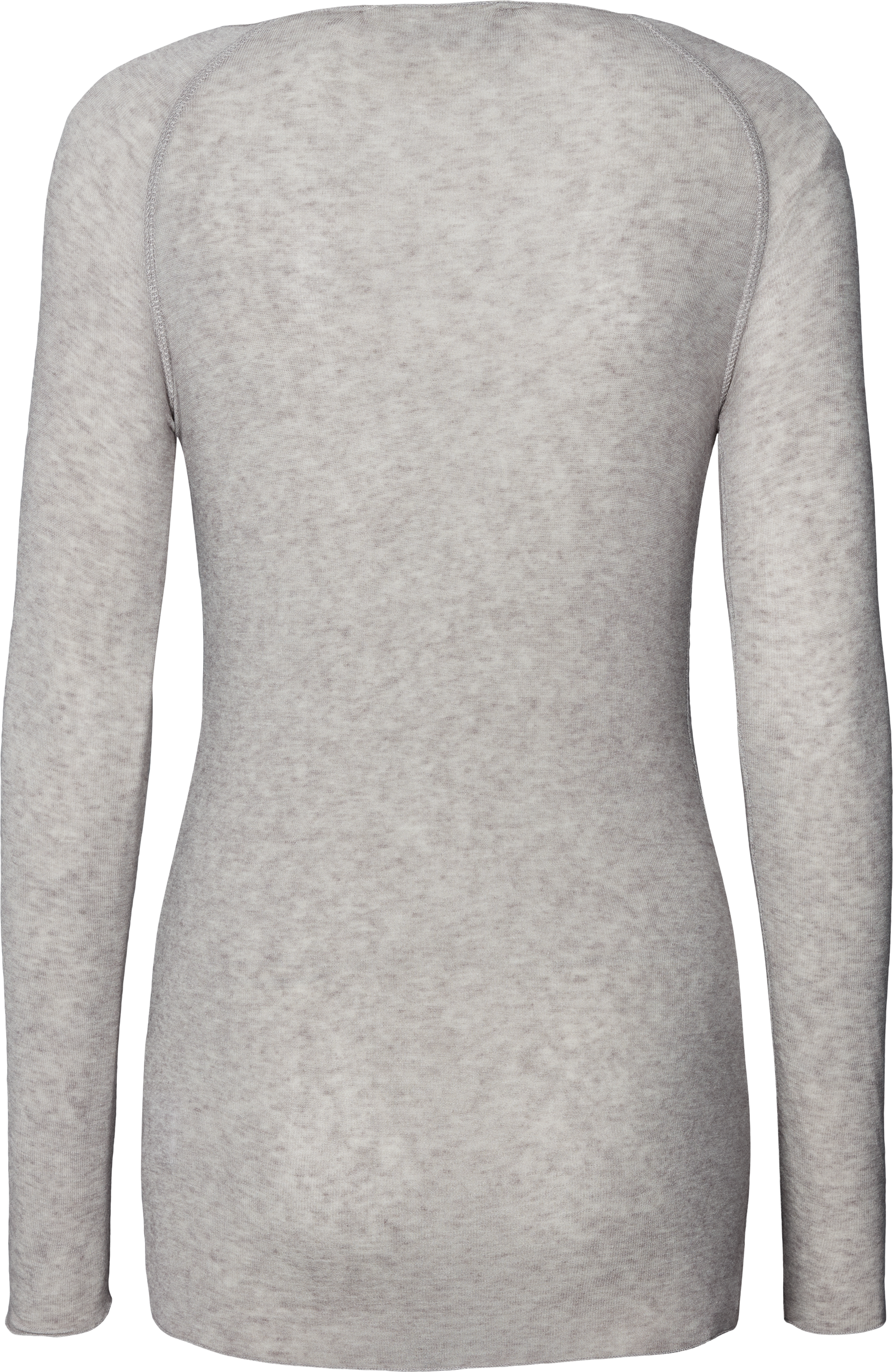 Maglia Amalie in lana grigio chiaro mélange
