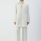 Giacca lunga con cappuccio e zip