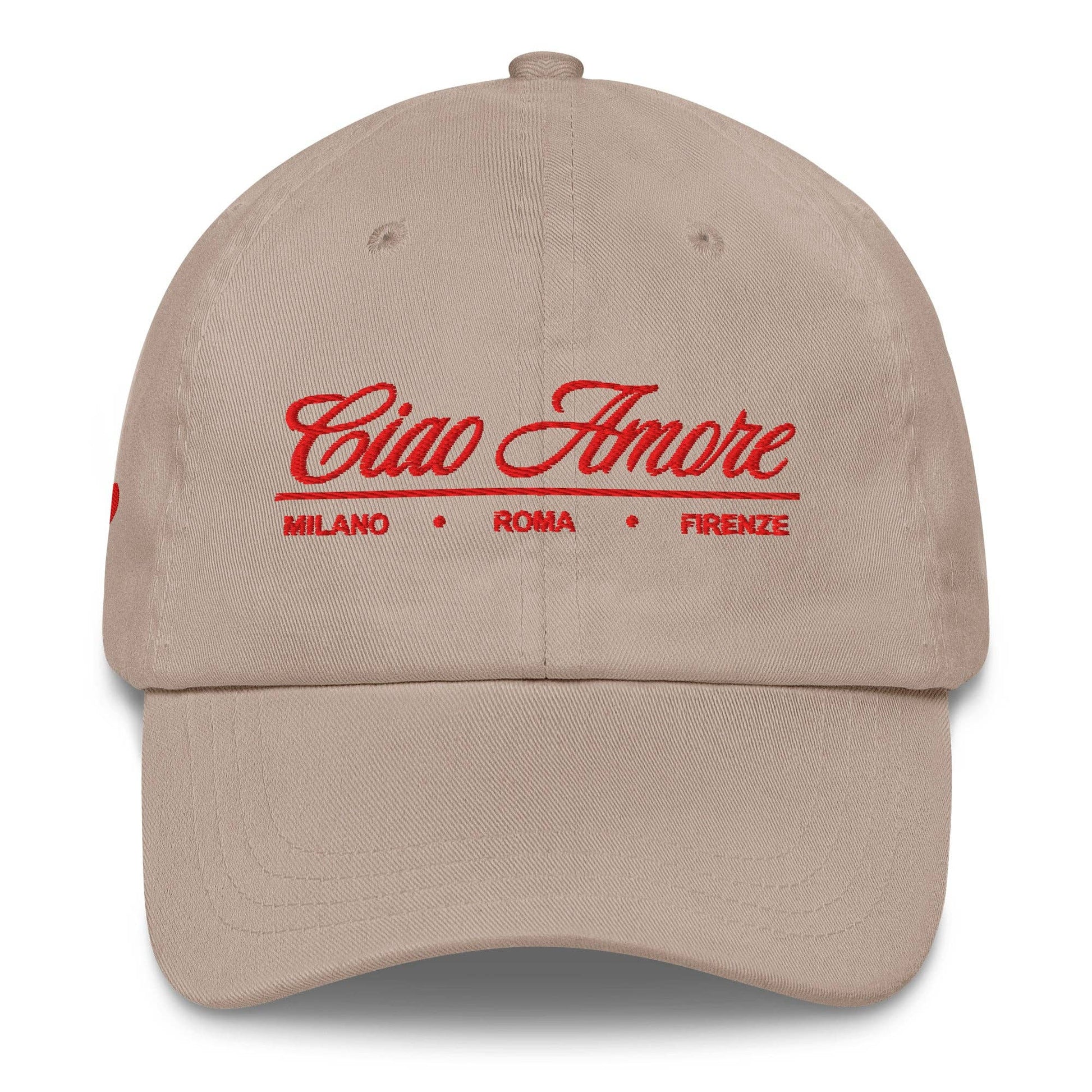 Cappellino da baseball ricamato Ciao Amore