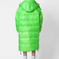 Parka lungo oversize con logo