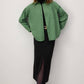 Camicia oversize verde con maxi tasca