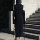 Scaldabraccia in lana merino extra fine con fasce lunghe