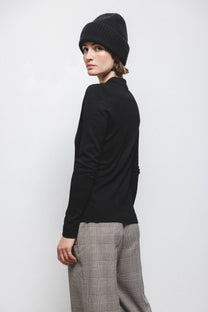 Polo basic a maniche lunghe tinta unita