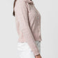 Cardigan in maglia con collo lungo e bottoni