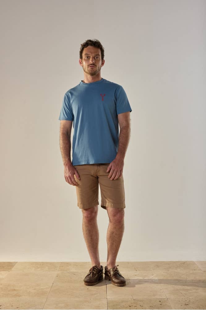 Bermuda Beach color noce in lino e cotone