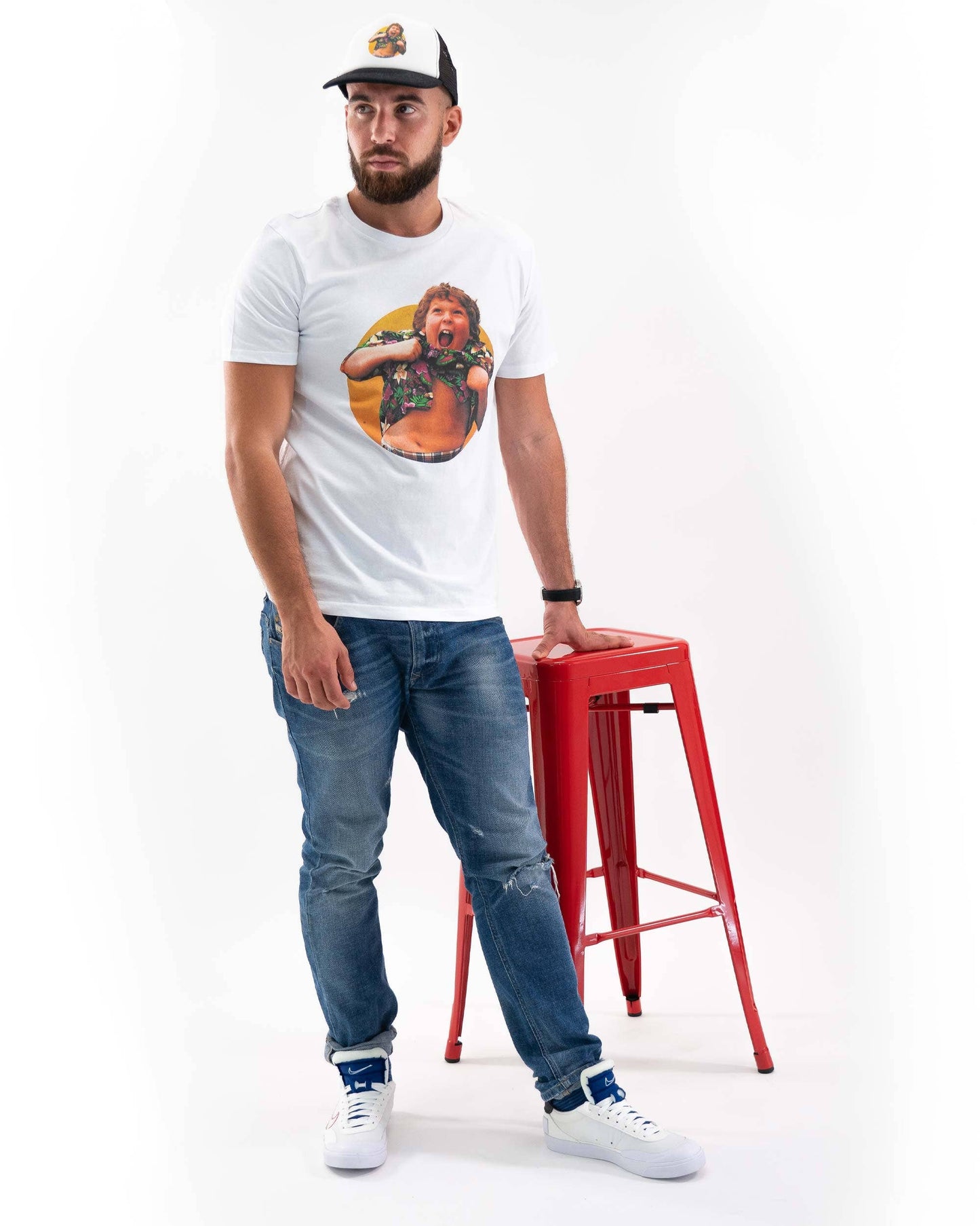 T-shirt Truffle Shuffle con grafica The Goonies