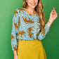 Camicia Encina con stampa ghepardo