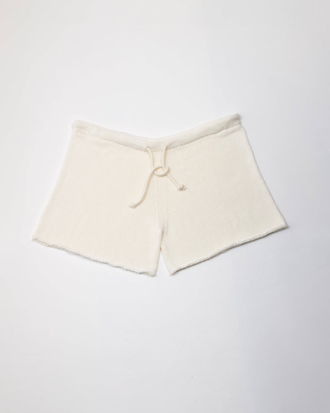 Pantaloncini in cotone fine con coulisse