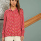 Blusa stampata in viscosa