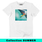 T-shirt Surf Artistica in Cotone Biologico