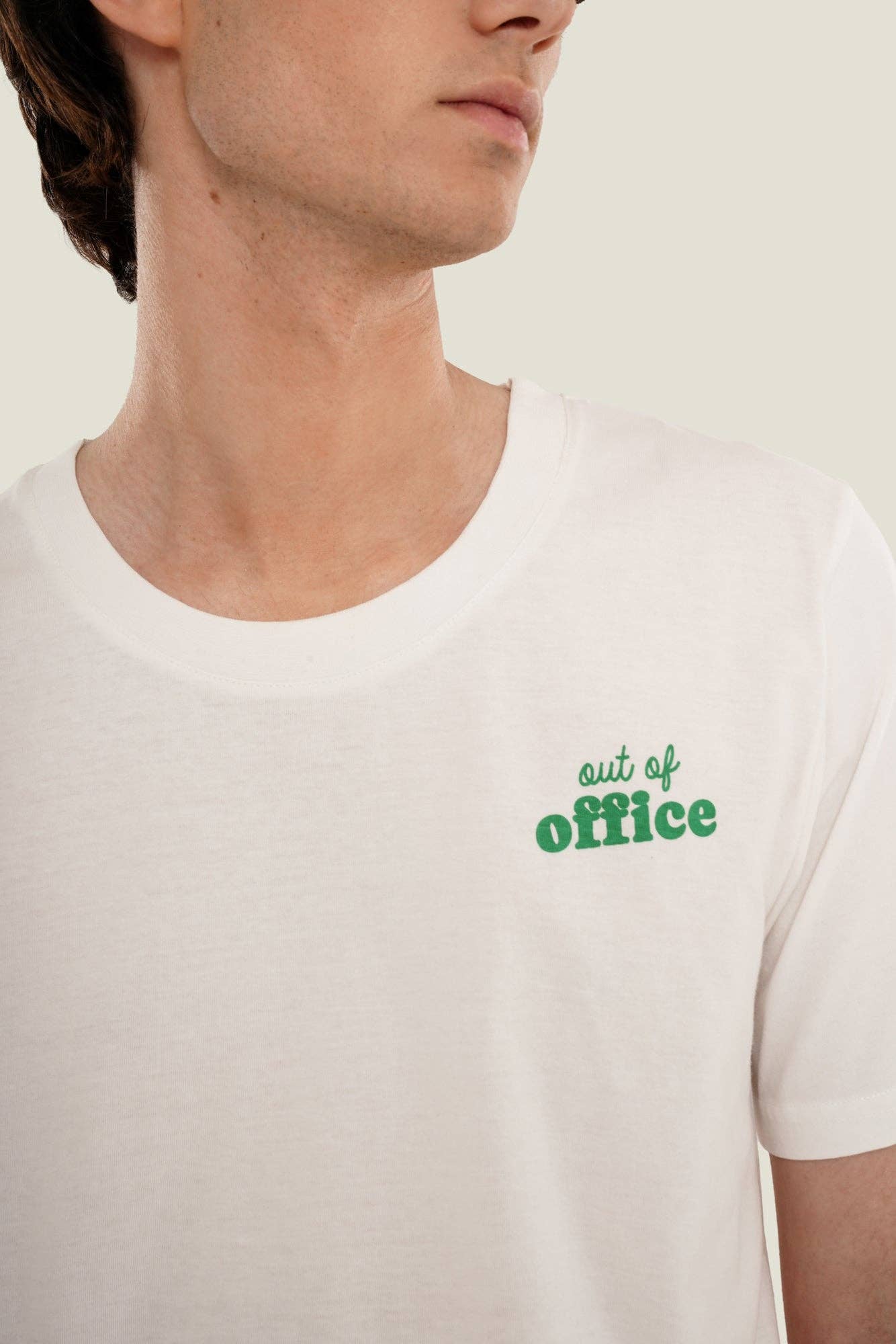 T-shirt Out of Office in cotone organico premium