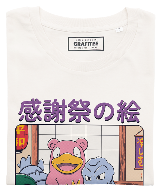T-shirt Thanksgiving Poke con stampa Pokémon