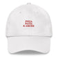 Cappello dad hat ricamato "Pizza, Pasta & Amore"