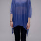 Pullover oversize con scollo a barca in maglia leggera