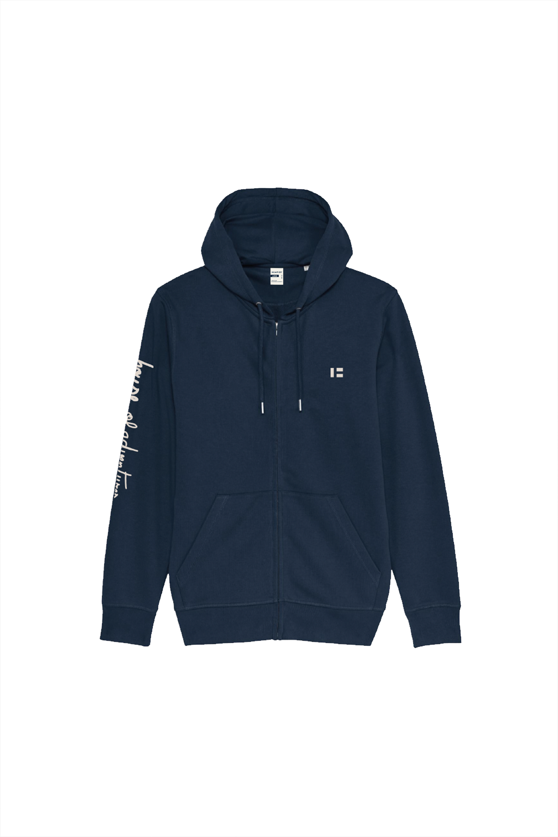 Felpa con zip e cappuccio con stampa All Fun, No Play