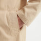 Trench coat elegante beige da uomo